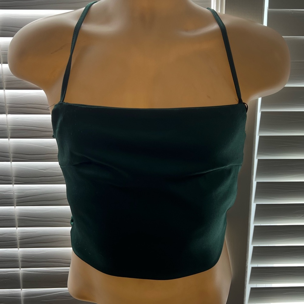 Shein top green